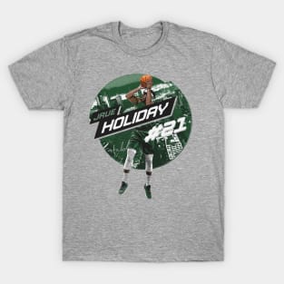 Jrue Holiday Milwaukee City Emblem T-Shirt